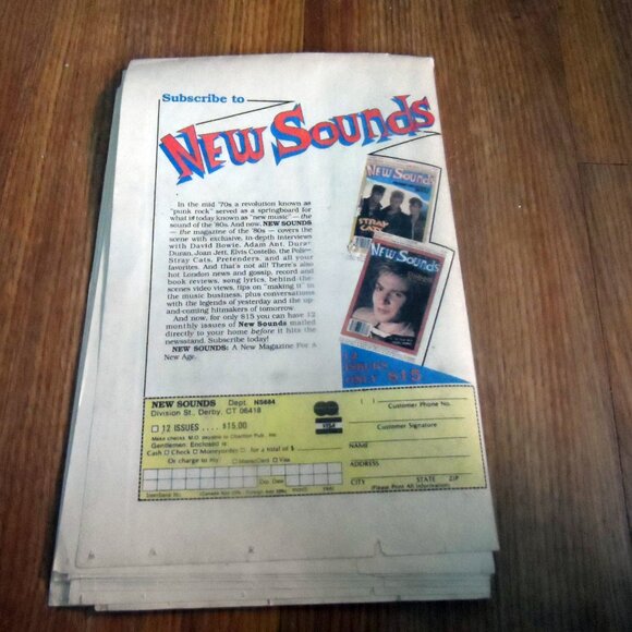 New Sounds Magazine - Newspaper June 1984 - Picture 2 of 3